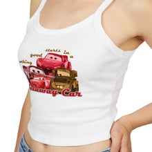 Load image into Gallery viewer, Getaway Cars Spaghetti Tank Top