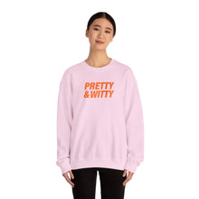 Load image into Gallery viewer, Pretty & Witty Crewneck (Orange)