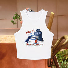 Load image into Gallery viewer, Rat Restaurant Racerback Tank Top