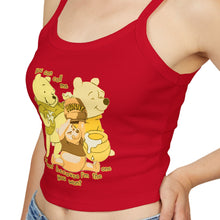 Load image into Gallery viewer, Call Me Hunny Spaghetti Tank Top