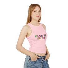 Load image into Gallery viewer, Men Will Let You Down Racerback Tank Top