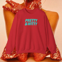 Load image into Gallery viewer, Pretty & Witty Crewneck (Blue)