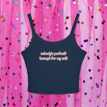 Load image into Gallery viewer, Nobody's Perfect (Except For My Cat) Spaghetti Tank Top