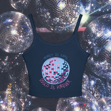 Load image into Gallery viewer, Disco Is Forever Spaghetti Tank Top