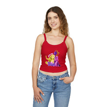 Load image into Gallery viewer, Alone In My Tower Spaghetti Tank Top