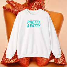 Load image into Gallery viewer, Pretty & Witty Crewneck (Blue)
