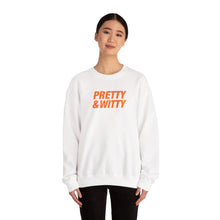 Load image into Gallery viewer, Pretty & Witty Crewneck (Orange)