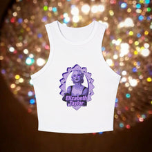 Load image into Gallery viewer, Elizabeth Taylor Racerback Tank Top