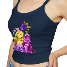 Load image into Gallery viewer, Alone In My Tower Spaghetti Tank Top