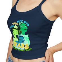 Load image into Gallery viewer, Wishes On Stars Spaghetti Tank Top