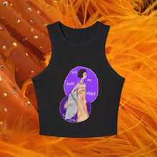 Load image into Gallery viewer, Cry My Eyes Violet Racerback Tank Top