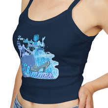 Load image into Gallery viewer, Cindy Shimmer Spaghetti Tank Top