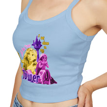 Load image into Gallery viewer, Alone In My Tower Spaghetti Tank Top