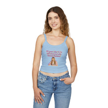 Load image into Gallery viewer, Obsessed With Hannah Spaghetti Tank Top