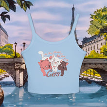 Load image into Gallery viewer, Stumble Home To My Cats Spaghetti Tank Top