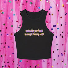 Load image into Gallery viewer, Nobody's Perfect (Except For My Cat) Racerback Tank Top
