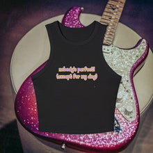 Load image into Gallery viewer, Nobody's Perfect (Except For My Dog) Racerback Tank Top