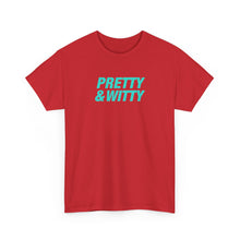 Load image into Gallery viewer, Pretty & Witty T-Shirt (Blue)