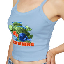 Load image into Gallery viewer, Sleeping With Fishes Spaghetti Tank Top