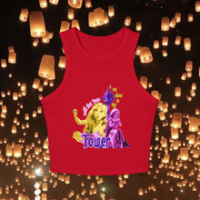 Load image into Gallery viewer, Alone In My Tower Racerback Tank Top
