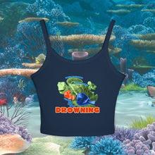 Load image into Gallery viewer, Sleeping With Fishes Spaghetti Tank Top
