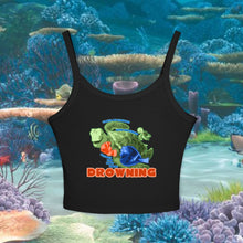 Load image into Gallery viewer, Sleeping With Fishes Spaghetti Tank Top
