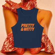 Load image into Gallery viewer, Pretty &amp; Witty Racerback Tank Top (Orange)
