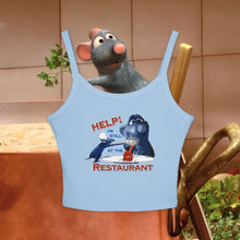 Load image into Gallery viewer, Rat Restaurant Spaghetti Tank Tops
