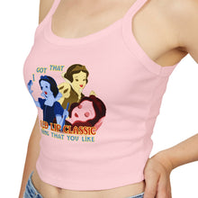 Load image into Gallery viewer, Red Lip Princess Spaghetti Tank Top
