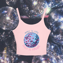 Load image into Gallery viewer, Disco Is Forever Spaghetti Tank Top
