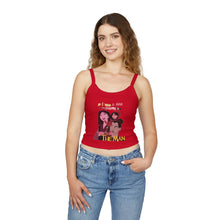 Load image into Gallery viewer, Be The Man Spaghetti Tank Top
