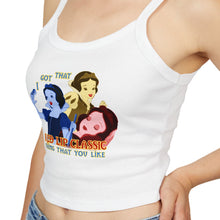 Load image into Gallery viewer, Red Lip Princess Spaghetti Tank Top
