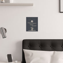 Load image into Gallery viewer, The Moonshine Poster (blue)
