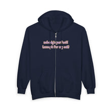 Load image into Gallery viewer, Nobody's Perfect (Except For My Cat) Zip Up Hoodie
