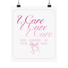 Load image into Gallery viewer, The Lacy Poster (white)
