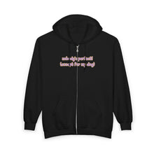 Load image into Gallery viewer, Nobody's Perfect (Except For My Dog) Zip Up Hoodie
