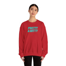 Load image into Gallery viewer, Pretty &amp; Witty Crewneck (Blue)
