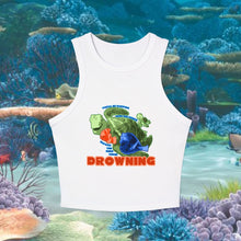 Load image into Gallery viewer, Sleeping With Fishes Racerback Tank Top
