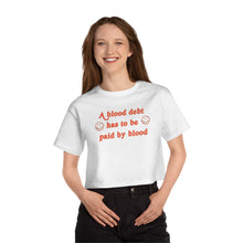 Load image into Gallery viewer, The Blood Debt Crop Top
