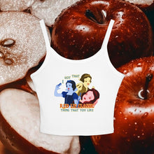 Load image into Gallery viewer, Red Lip Princess Spaghetti Tank Top
