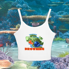 Load image into Gallery viewer, Sleeping With Fishes Spaghetti Tank Top
