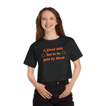 Load image into Gallery viewer, The Blood Debt Crop Top
