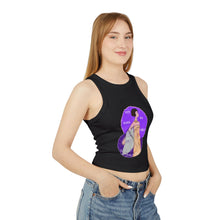 Load image into Gallery viewer, Cry My Eyes Violet Racerback Tank Top
