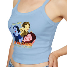 Load image into Gallery viewer, Red Lip Princess Spaghetti Tank Top
