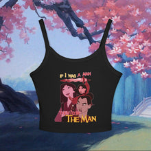 Load image into Gallery viewer, Be The Man Spaghetti Tank Top
