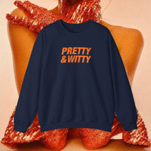 Load image into Gallery viewer, Pretty &amp; Witty Crewneck (Orange)
