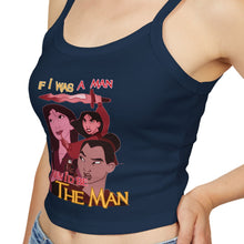 Load image into Gallery viewer, Be The Man Spaghetti Tank Top
