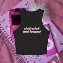 Load image into Gallery viewer, Nobody's Perfect (Except for My Mom) Racerback Tank Top
