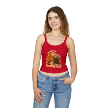 Load image into Gallery viewer, Brave Dream Girl Spaghetti Tank Tops
