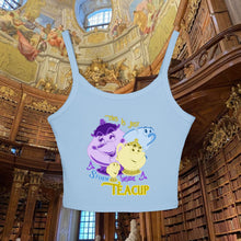 Load image into Gallery viewer, Storm Inside A Teacup Spaghetti Tank Top

